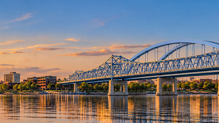 La Crosse, Wisconsin riverfront